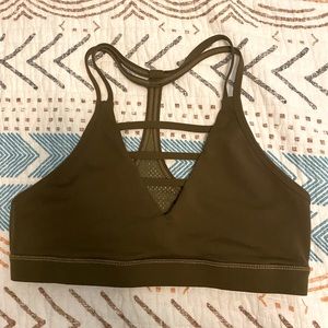Zyia Olive Grid bra